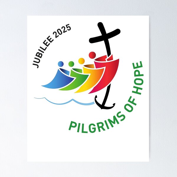 Item preview, Iubilaeum MMXXV 2025 Roma Rome Jubilee logo English designed and sold by made4K.