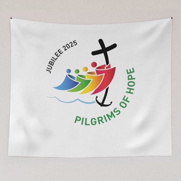 Item preview, Iubilaeum MMXXV 2025 Roma Rome Jubilee logo English designed and sold by made4K.