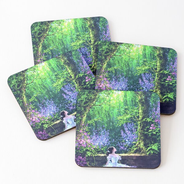 Item preview, Belle's Enchanted Forest Bench designed and sold by PanoramaPrints.
