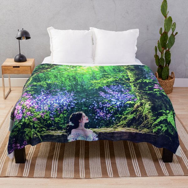 Item preview, Belle's Enchanted Forest Bench designed and sold by PanoramaPrints.