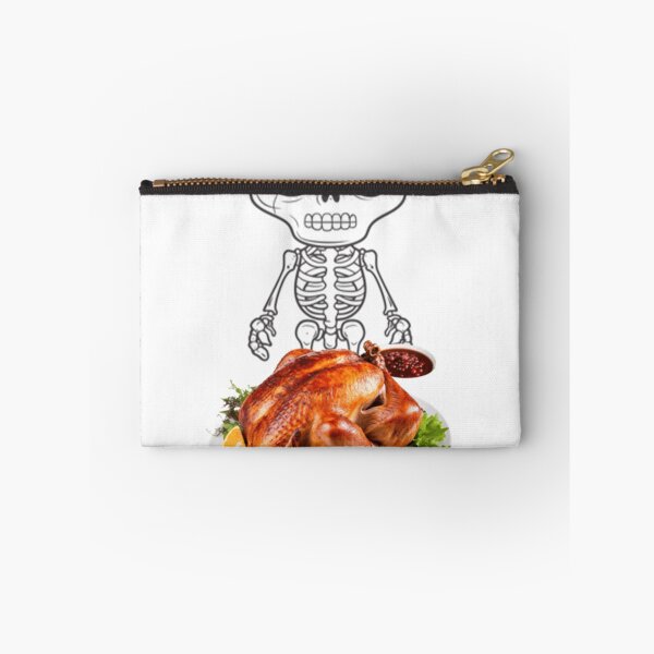 Item preview, Skeleton and Christmas Roast Turkey – Unique Holiday Art designed and sold by GAGO5.