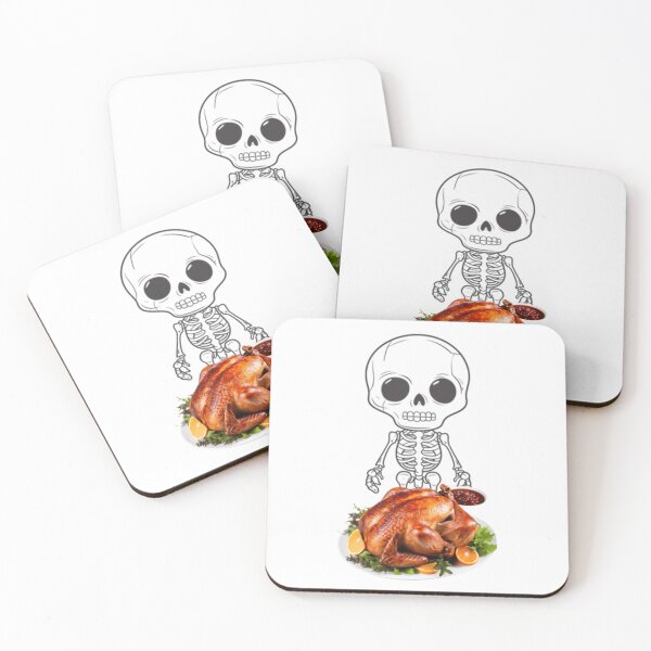 Item preview, Skeleton and Christmas Roast Turkey – Unique Holiday Art designed and sold by GAGO5.
