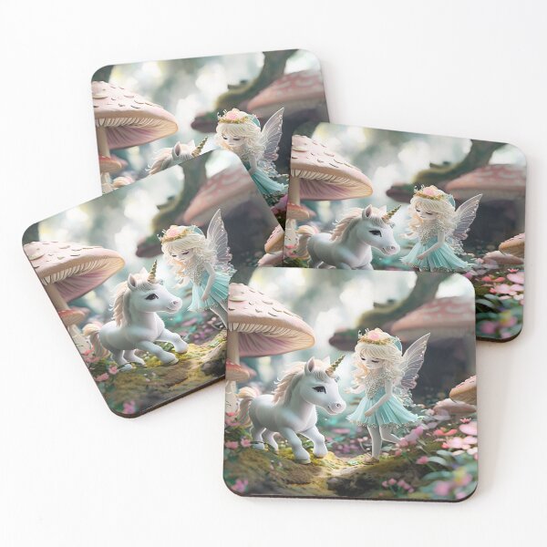 Item preview,  Unicornio y hada en una luna en miniatura. designed and sold by Collection de trésors .