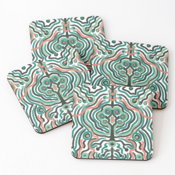 Item preview, Mystical calming pattern with a tree and a star, patterns for the soul,  designed and sold by Dormitria.