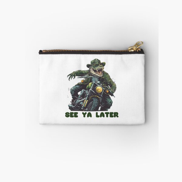 Item preview, Gator on the Go: Ride in Style with a Cool Croc on a Motorcycle! designed and sold by Ignorant-Artist.
