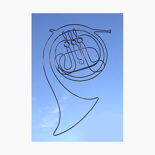 French Horn Photographic Print