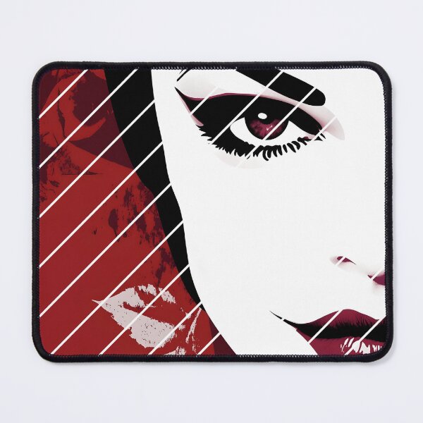 Item preview, Synthwave Siren. Patrick Nagel style illustration. designed and sold by Shoot-The-Moon.