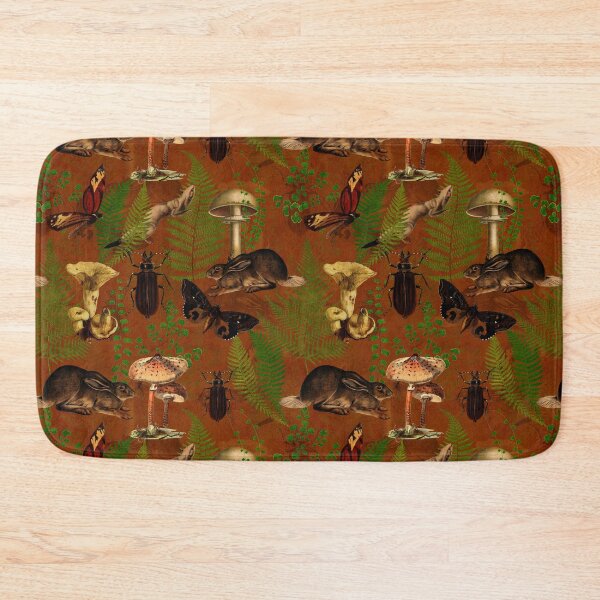 Item preview, Vintage Woodland Mystic Night Creatures - Copper Brown Nightgarden designed and sold by UtArt.