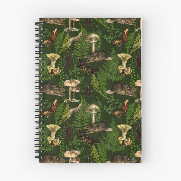 Item preview, Vintage Woodland Mystic Night Creatures - Green Nightgarden designed and sold by UtArt.