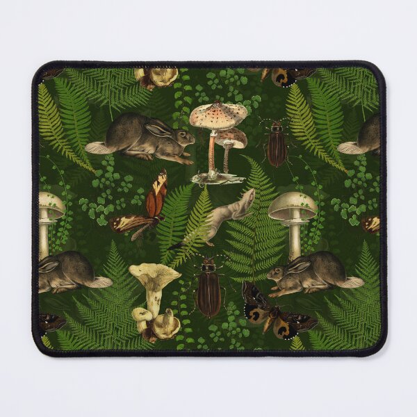 Item preview, Vintage Woodland Mystic Night Creatures - Green Nightgarden designed and sold by UtArt.