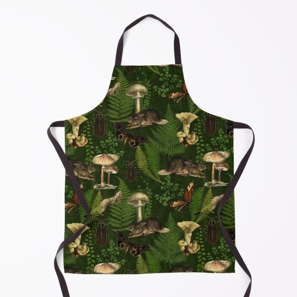 Item preview, Vintage Woodland Mystic Night Creatures - Green Nightgarden designed and sold by UtArt.