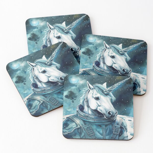 Item preview, Licorne Astronaute Explorant l'Espace designed and sold by Collection de trésors .