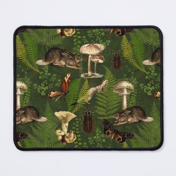 Item preview, Vintage Woodland Mystic Night Creatures - Green Nightgarden designed and sold by UtArt.