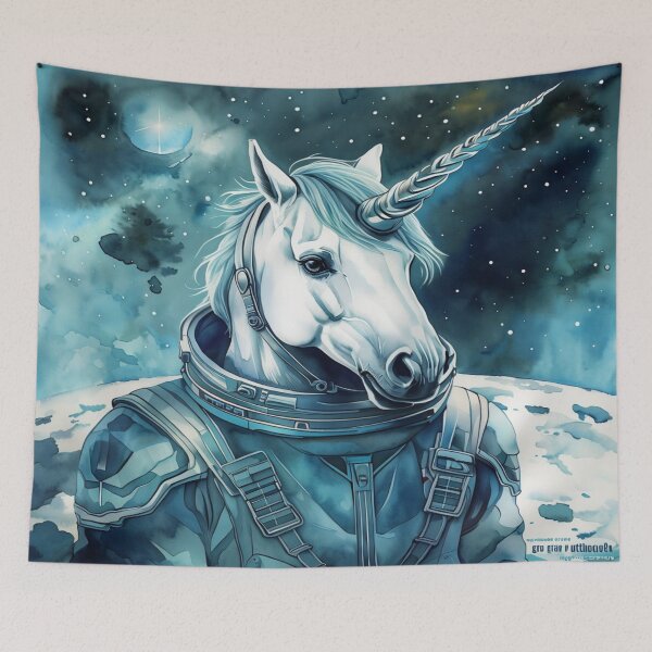 Item preview,  Unicorn Astronaut Exploring Space designed and sold by Collection de trésors .