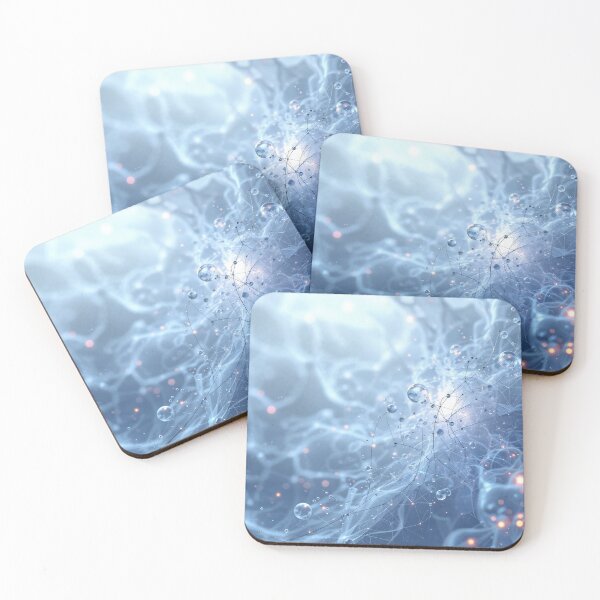 Item preview, A vibrant 3D abstract pattern with fluid shapes and glowing accents, perfect for contemporary designs and technology-related artworks. designed and sold by AlwaysHome.