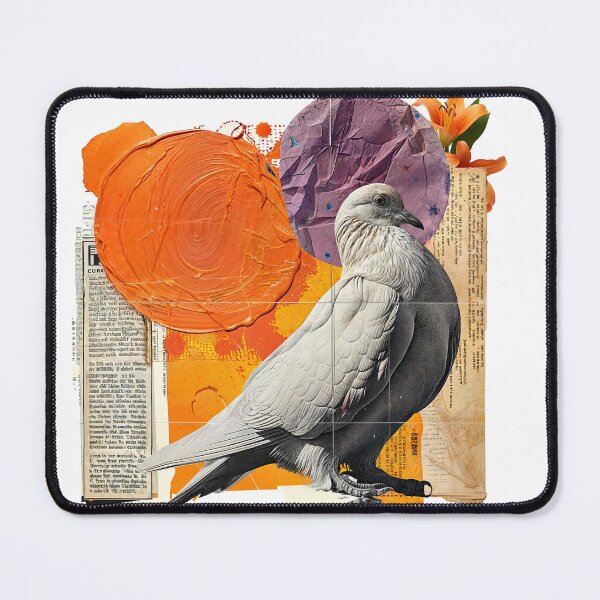 Item preview, Collage Wall Art T-shirt Design: WHITE PIGEON designed and sold by ForeverPrintsOK.