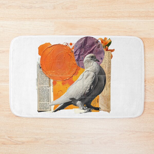 Item preview, Collage Wall Art T-shirt Design: WHITE PIGEON designed and sold by ForeverPrintsOK.