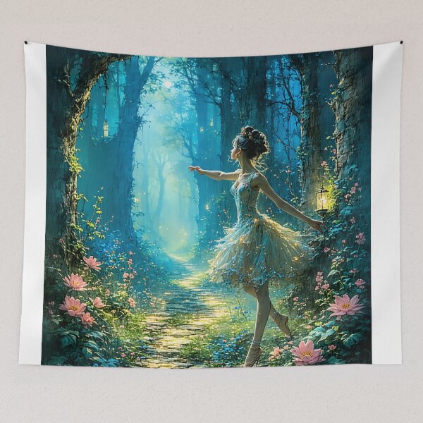 Item preview, Ballerina's Enchanted Path designed and sold by PanoramaPrints.