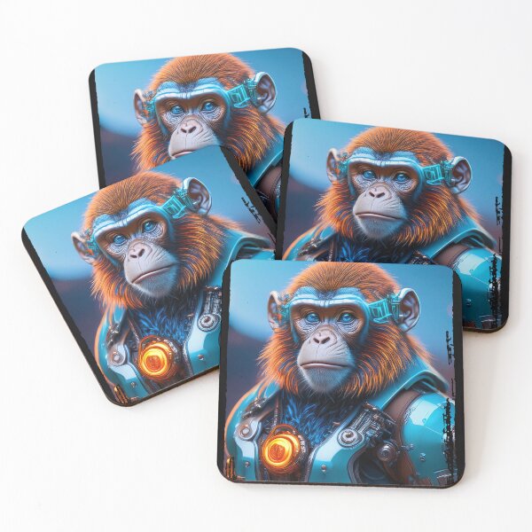 Item preview, Blue Eyes | Iron Ape | Cyberpunk Monkey Collection designed and sold by monkeybusiness.pt.