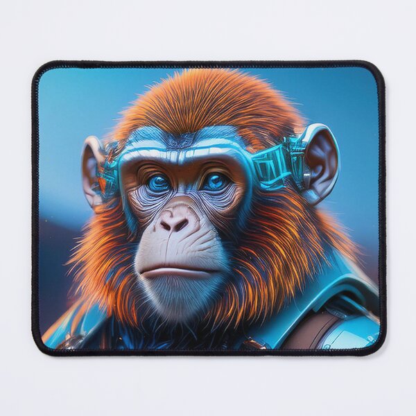Item preview, Blue Eyes | Iron Ape | Cyberpunk Monkey Collection designed and sold by monkeybusiness.pt.