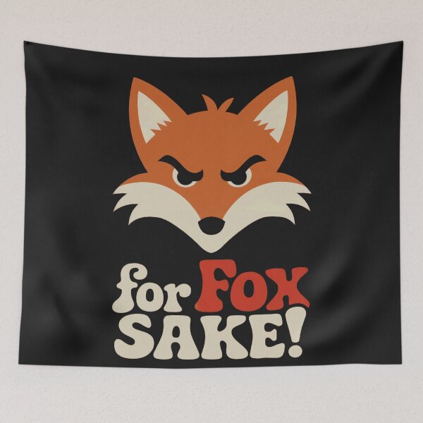 Item preview, For Fox Sake Funny Fox Lover Gift designed and sold by Anniko Art Studio.