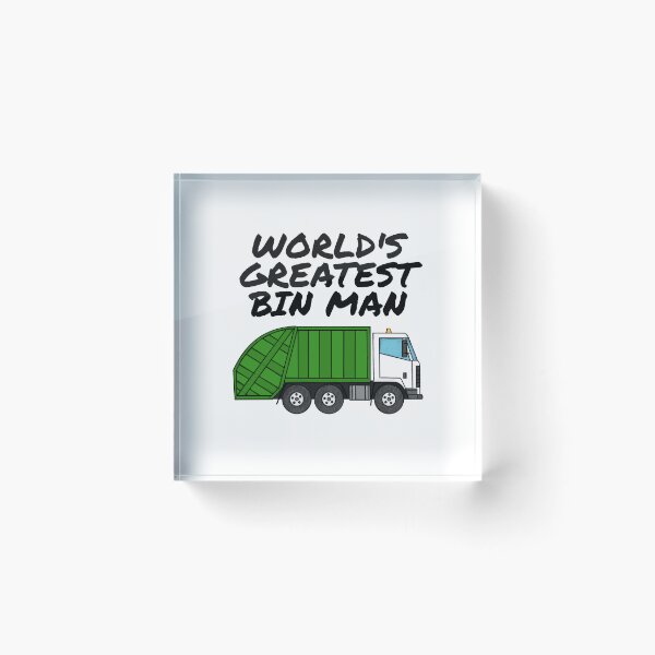 Item preview, World's Greatest Bin Man, Bin Lorry, Garbage Truck designed and sold by doodlerob.