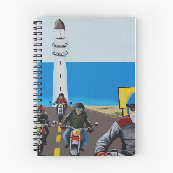 Item preview, Biker Tour Mural Ibiza Vertical designed and sold by eddiebarronshop.