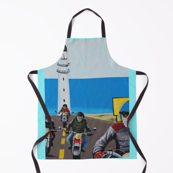 Item preview, Biker Tour Mural Ibiza Vertical designed and sold by eddiebarronshop.