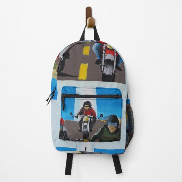 Item preview, Biker Tour Mural Ibiza Vertical designed and sold by eddiebarronshop.