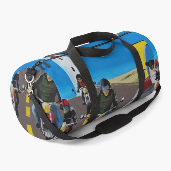 Item preview, Biker Tour Mural Ibiza Vertical designed and sold by eddiebarronshop.
