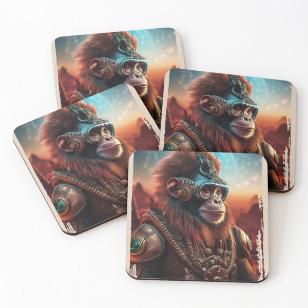 Item preview, Tribe Leader | Nature Ape | Cyberpunk Monkey Collection designed and sold by monkeybusiness.pt.