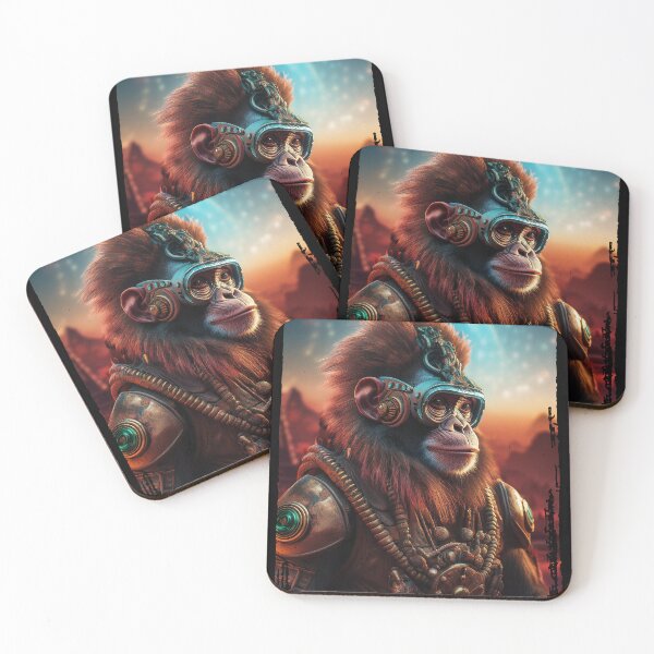 Item preview, Tribe Leader | Nature Ape | Cyberpunk Monkey Collection designed and sold by monkeybusiness.pt.