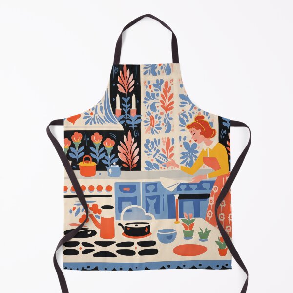 Item preview, Cottage Baking - Vintage Style - Homage to Mary Blair designed and sold by Offset Vinyl Film.