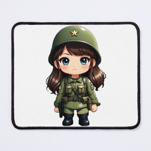 Item preview, Kawaii Anime Soldier Girl designed and sold by Bunmigraphics .
