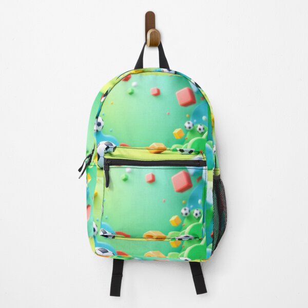 Item preview, A modern 3D pattern featuring football nets and vibrant colors, ideal for sports-themed videos and promotional content. designed and sold by AlwaysHome.