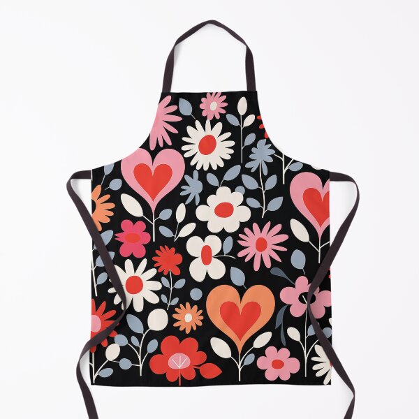 Item preview, Mary Blair Inspired Bright, Happy Flowers designed and sold by Offset Vinyl Film.