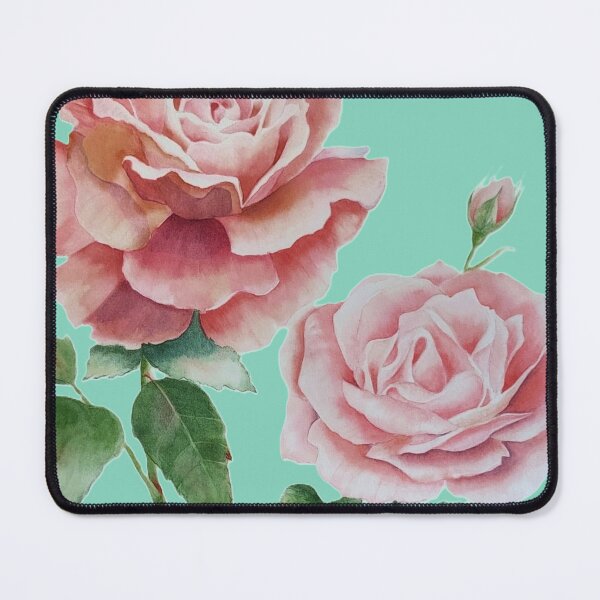 Item preview, Watercolor Roses floral painting botanical artwork designed and sold by Yarlseri.