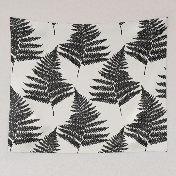 Item preview, Black Ink Watercolor Fern for Plants Lovers. Minimalistic Modern Illustration designed and sold by helga-wigandt.