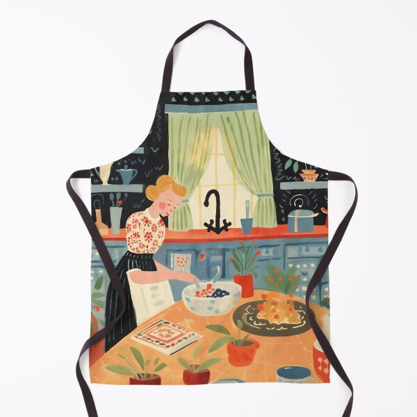 Item preview, Mary Blair Inspired Cooking in a Country Kitchen designed and sold by Offset Vinyl Film.