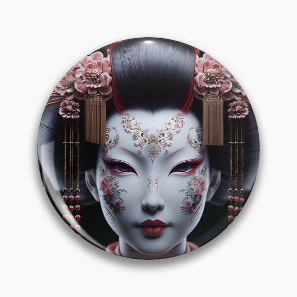 Item preview, Cyberpunk Geisha designed and sold by GalleryBrisArt.