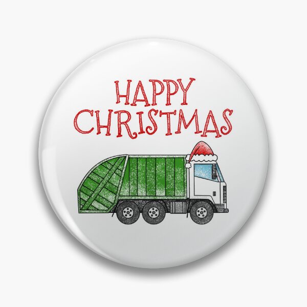 Item preview, Christmas Garbage Truck, Bin Lorry Xmas Funny designed and sold by doodlerob.