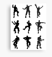 Fortnite Dances - small Metal Print