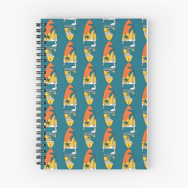 Item preview, Sunset Palms and Waves – Retro Surfboard Vibe designed and sold by Tuczykson.
