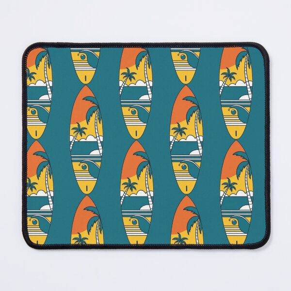 Item preview, Sunset Palms and Waves – Retro Surfboard Vibe designed and sold by Tuczykson.