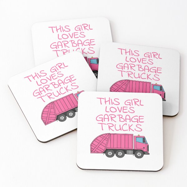 Item preview, This Girl Loves Garbage Trucks designed and sold by doodlerob.