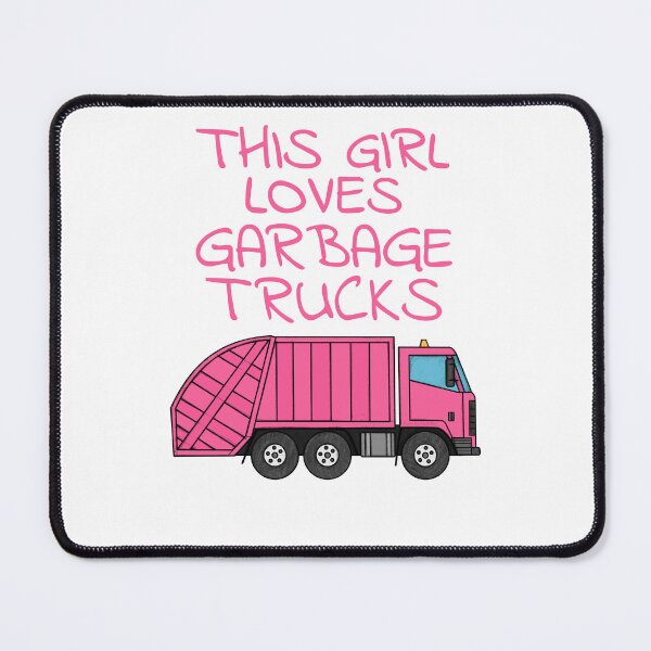 Item preview, This Girl Loves Garbage Trucks designed and sold by doodlerob.