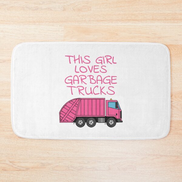 Item preview, This Girl Loves Garbage Trucks designed and sold by doodlerob.