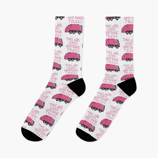 Item preview, This Girl Loves Garbage Trucks designed and sold by doodlerob.