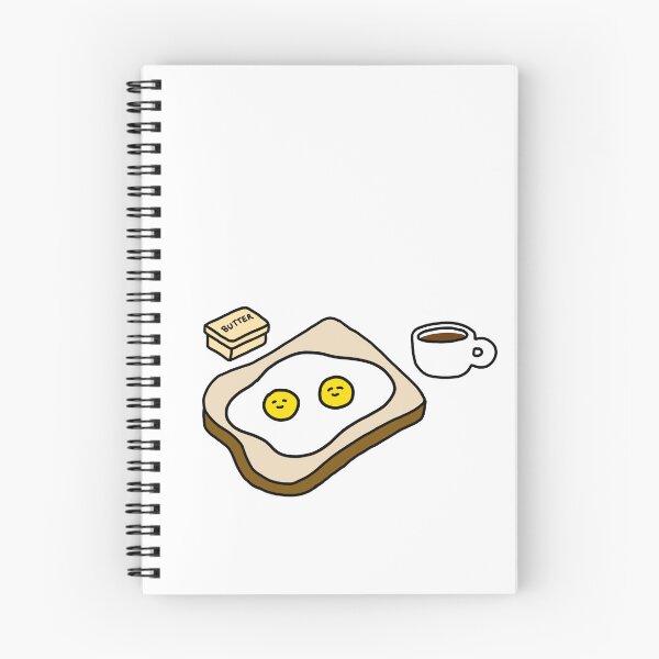 Item preview, bread, butter and a cup of coffee designed and sold by superbaechoo.