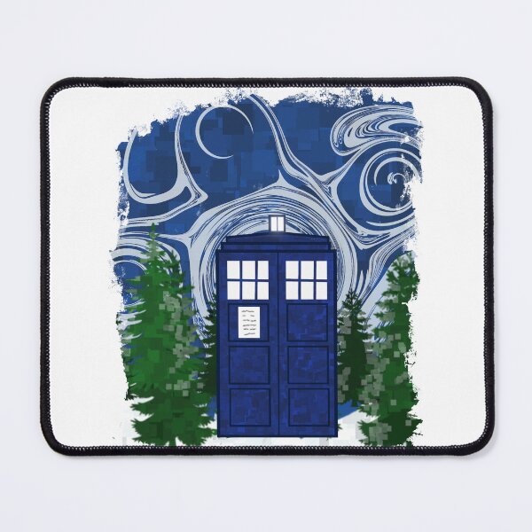 Item preview, Police box in Winter designed and sold by gibbondragon.